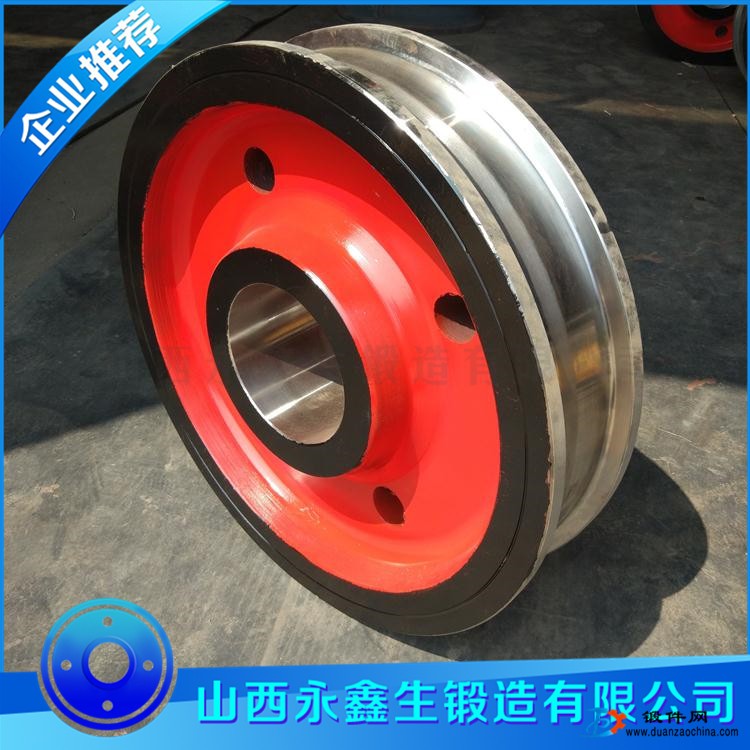 鍛造廠專業鍛造渣罐傾翻車車輪鍛件 定制加工 品質保證