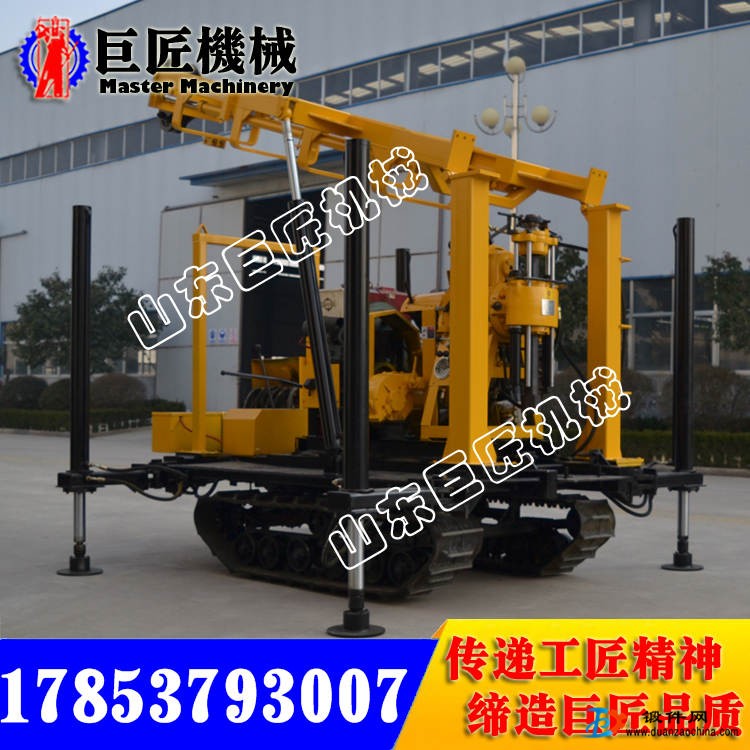 巨匠廠家直銷履帶水井鉆機路況在難走履帶打井機也行