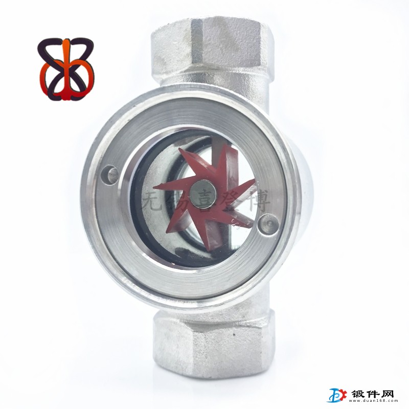 【廠家直銷】304不銹鋼直通葉輪流量指示器，可視觀察鏡