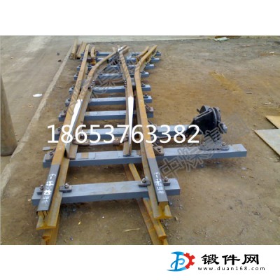 標準道岔廠家 鐵路單開道岔 礦用輕軌道岔 煤礦道岔價格優惠