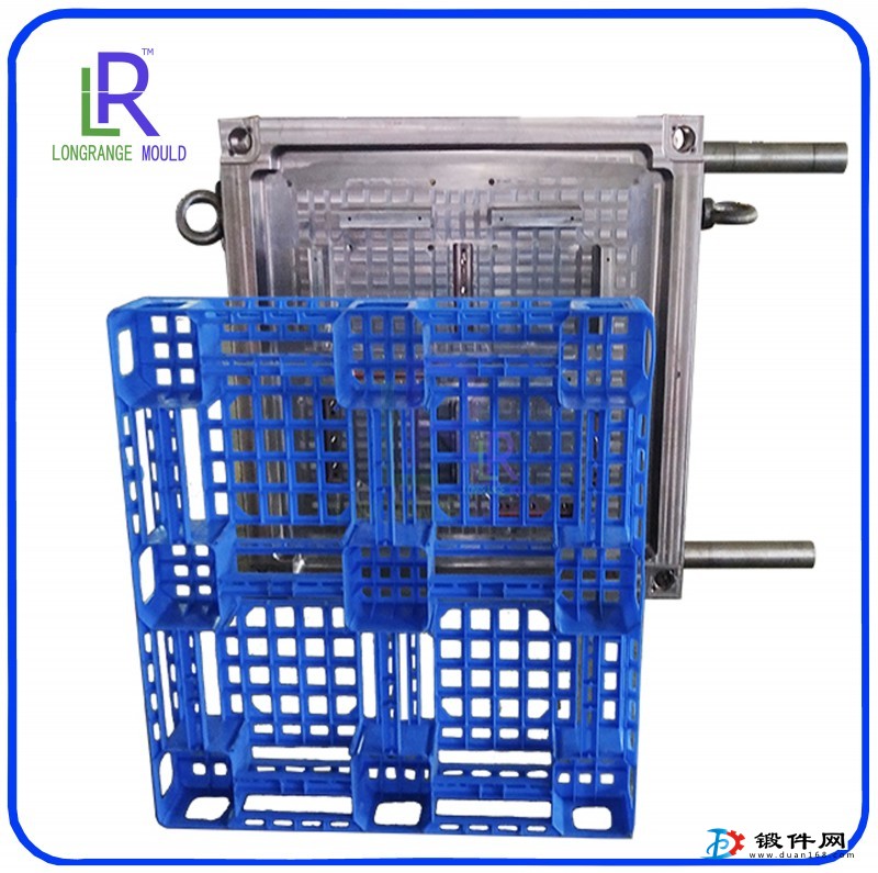 托盤模具-四面進叉塑膠卡板模具-網格川字型塑料托盤模具