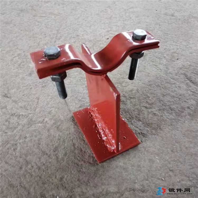 河北萬信長輸低能耗管托  單管夾蛭石隔熱管托 雙螺栓管夾