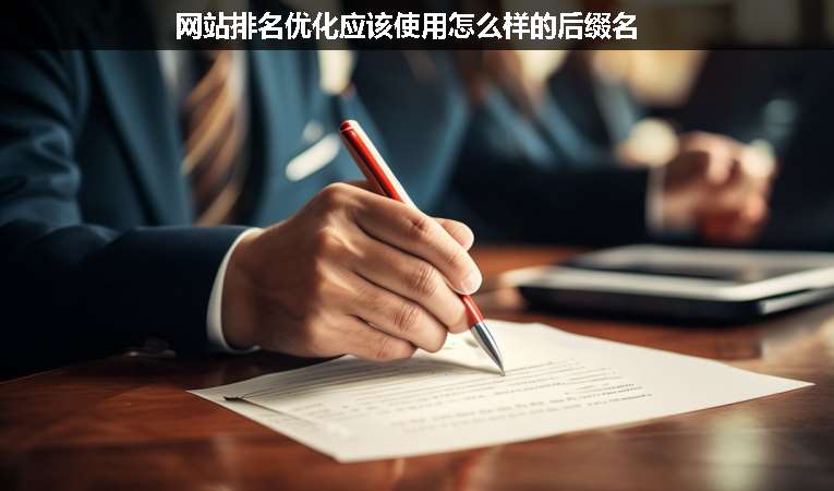 網站排名優(yōu)化應該使用怎么樣的后綴名